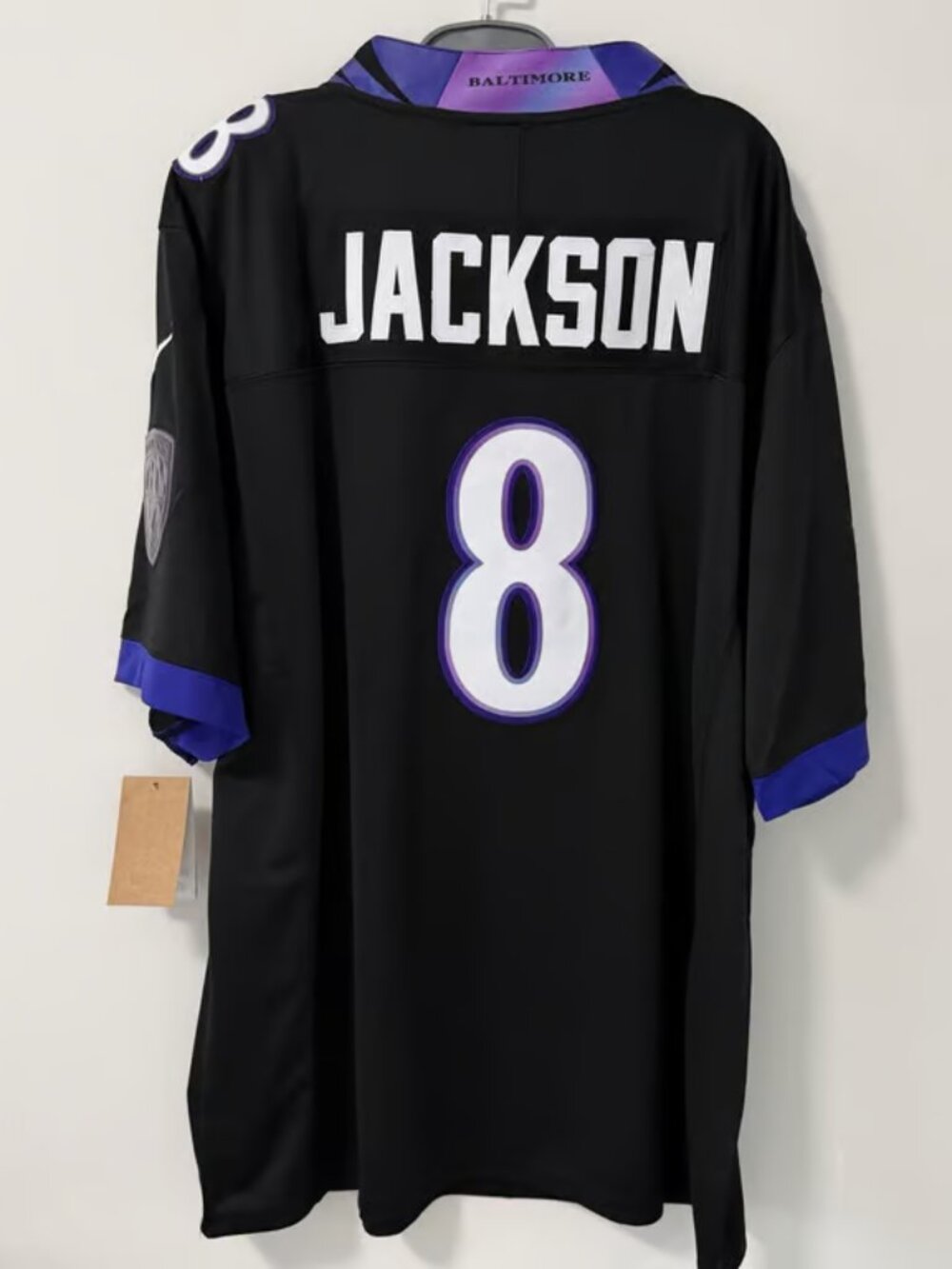 Lamar Jackson Black Jersey Stitched Vapor